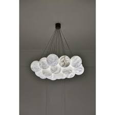 Rh harlow crystal chandelier 19pro. Bolky Alabaster Chandelier By Atelier Alain Ellouz For Sale At 1stdibs