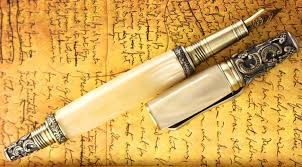 Image result for mammoth bone inlay fountain pen