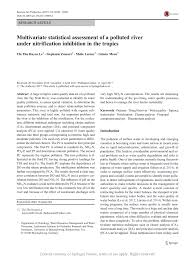 In cazul prezentat deducem ca venitul este aferent anului 2017 si se aplica urmatoarele. Pdf Multivariate Statistical Assessment Of A Polluted River Under Nitrification Inhibition In The Tropics