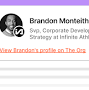 Profile Picture of Brandon Monteith - Svp, Corporate Development & Strategy at Infinite ... (@theorg.com) on Google