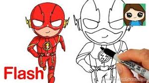 Draw outlines for head & neck. How To Draw The Flash Youtube