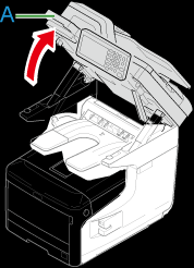 Hot water sets toner into fabric. Maintenance Oki Data