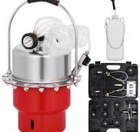 VEVOR Kit Spurgo di Freno in Acciaio Pneumatico 5 Litri Olio Adattatore per  Sistema ABS Portatile Pressione Aria 10-40 psi Attrezzo per Sfiato Aria ...