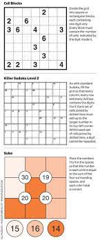 Wall street journal crossword answers. Number Puzzles Wsj