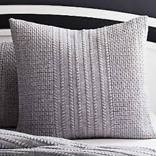 Slept on these pillows on holiday. Pillow Shams Crate And Barrel