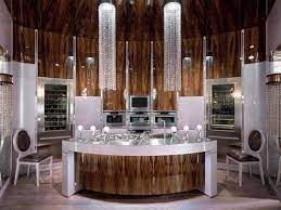 These are the measures of the art nouveau kitchen cabinet depending on the wood thickness you use Modern Kitchen Designs With Art Deco Decor And Accents In Art Nouveau Style