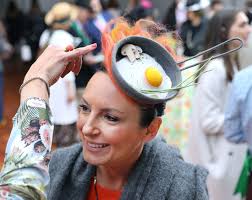 Check out the eclectic hats at the 2019 Party in the Park fundraiser