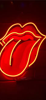 The rolling stones phone wallpaper. Rolling Stone Led Light Signage Iphone 11 Wallpapers Free Download