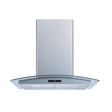 Winflo 30 stainless steel ducted under cabinet range hood. Winflo 36 In 520 Cfm Convertible Island Mount Range Hood In Stainless Steel And Glass With Mesh Filters And Touch Control Ir001b36 The Home Depot