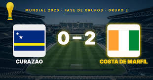 Costa de Marfil supera 2-0 a Curazao y sella su boleto a octavos