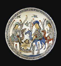 A Fine And Rare Kashan Minai Bowl Antik Sanat Minyaturler Kaseler