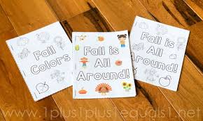Welcome and encouraged to print and assemble any of my printables to give as a gift. Fall Mini Books Free Printable 1 1 1 1
