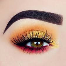 14 Shimmer Eye Makeup Ideas For Stunning Eyes Style19 Eyeshadow Makeup Yellow Makeup Fall Makeup Tutorial