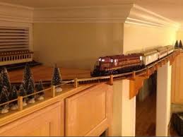Running Large Scale Trains Inside A Home Model Trains Model Train Table Model Train Layouts