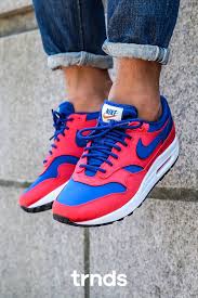 Nike Air Max 1 Satin University Red Deep Royal Blue Nike Air Max Deep Royal Blue Mens Nike Air