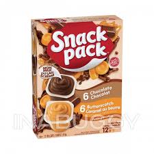 Snack Pack Chocolat Caramel Au Beurre Pouding 12pk 99g Iga Montreal Grocery Delivery Inabuggy