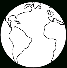 Black white drawing sketch style illustration planet earth fan. Easy Drawing Drawing Sketch Pictures Of Earth