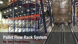 How Does Pallet Flow Storage System Work Pallet Rack Guide Youtube