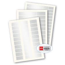 Nous proposons une vingtaine de coloris en pvc pour adapter au mieux l'étiquette à la couleur de votre boîte. Etiquette Void Vierge En Planche A4 Sbe Direct