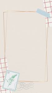 Download Premium Vector Of Gold Frame On Beige Mobile Phone Wallpaper Phone Wallpaper Instagram Frame Template Instagram Frame