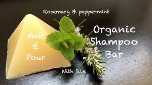 Diy Organic Shampoo Bar Made With Melt And Pour Soap Base Youtube