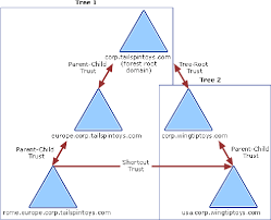 Domains Within A Single Forest Have Two Way Transitive Trusts By Download Scientific Diagram