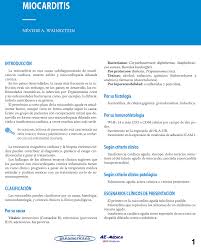 Infecciones causadas por virus, bacterias, hongos, u otras infecciones. Miocarditis En Infectologiacritica Medica Website Cardio