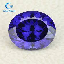 6a Quality Machine Cut Oval Shape Tanzanite Color Cubic Zirconia For Wholesale Price Cz Stone Buy Tanzanite Cubic Zirconia Stone Cubic Zirconia