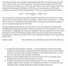 The National Oceanic And Atmospheric Administratio Chegg Com