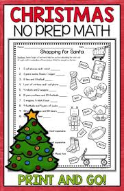 Christmas Math Worksheets Christmas Math Christmas Math Worksheets Christmas Lesson Plan