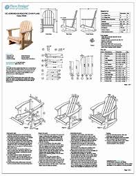 free rocking chair plans pdf beautiful how to build an adirondack chair free plans and inst adirondack chair plans free adirondack chair plans adirondack chair