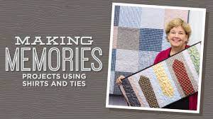 Be it your grandparents, your friends, your children or your siblings, you can make memory quilts for all of them. Learn To Make A Memory Quilt With Jenny Youtube