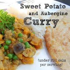 Skinny Sweet Potato And Aubergine Curry I M Counting Ufos Healthy Diet Recipes Recipes Food 52