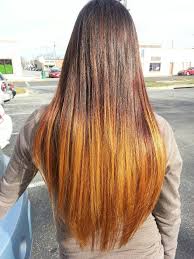 My Long Straight Ombre From A Dark Red Brown To A Warm Copper Balayage Hair Brunette Caramel Balayage Hair Blonde Long Hair Inspiration