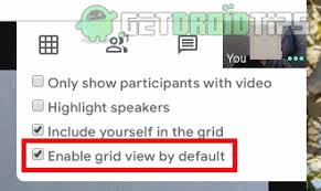 But it's not enabled by default. How To Enable Grid View In Google Meet On Pc And Mobile