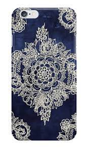 A design with lots of details and a mo. Cream Floral Moroccan Pattern On Deep Indigo Ink By Micklyn Moroccan Pattern Framed Art Prints Pattern