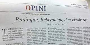 Kegiatan dalam komeptisi menulis ini gratis yang diadakan perpusnas press. Cara Menulis Artikel Opini Yang Baik Benar Serta Contohnya Intermedia Training Center