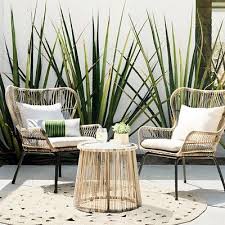 Latigo 3pc All Weather Wicker Outdoor Patio Chat Set Tan Threshold Target Finds Outdoor Patio Decor Favorite Outdoor Furniture Bistro Patio Set