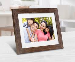 Aluratek 8 Lcd Digital Photo Frame Light Distressed Wood Adpfd08f Best Buy