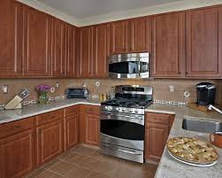 Which Quartz Colors Work Best With Cherry Cabinets Beautiful Kitchen Cabinets Refacing Kitchen Cabinets Kitchen Remodel