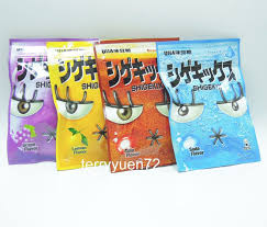 Uha Japan Shigekix Super Sour Lemon Soda Cola Grape Flavour Gummy Candy Sodas Cola Bonbon Japonais