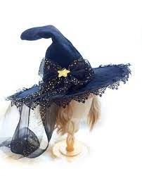 Halloween Black Lace Bow Witch Hat Ss0622 In 2021 Witch Outfit Witch Fashion Witch Hat
