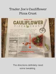 Trader joe's cauliflower pizza crust. Trader Joe S Cauliflower Pizza Crust