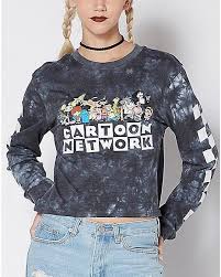 Cropped Tie Dye Cartoon Network T Shirt Spencer S Fandom Style Networking Outfit Cartoon Network We offers long sleeve cartoon t shirt products. cropped tie dye cartoon network t shirt