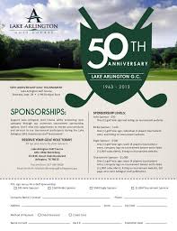 Lagc 50th Anniversary Golf Tournament Sponsor Form Golf Tournament Golf Fundraiser Golf Outing