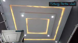 Contohnya saja plafon kayu lajur yang dipasang tanpa banyak aksen seperti gambar di atas. Plafon Minimalis Modern 2021 Tsj Youtube