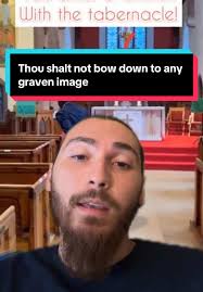 Thou shalt not bow down to any graven image. #greenscreenvideo #lent #...