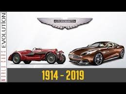 W C E Aston Martin Evolution 1914 2019 World Cars Evolution Youtube Aston Martin Aston Evolution