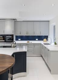 Grey is the perfect shade to use as a backdrop to contrasting pops of colour, while matt grey walls provide. Dove Grey Blue Hague Shaker Rdo Kitchen Studio