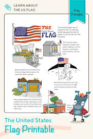 The United States Flag Worksheet Education Com In 2020 United States Flag United States Symbols Fun Facts About America